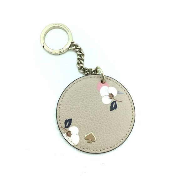 kate spade Accessories - Kate Spade leather, key chain fob with gold chain.